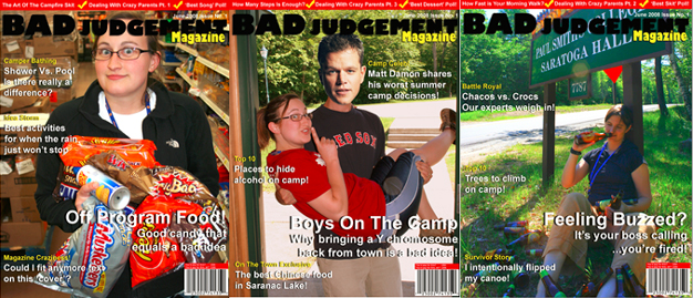 Bad Judgment Magazine covers